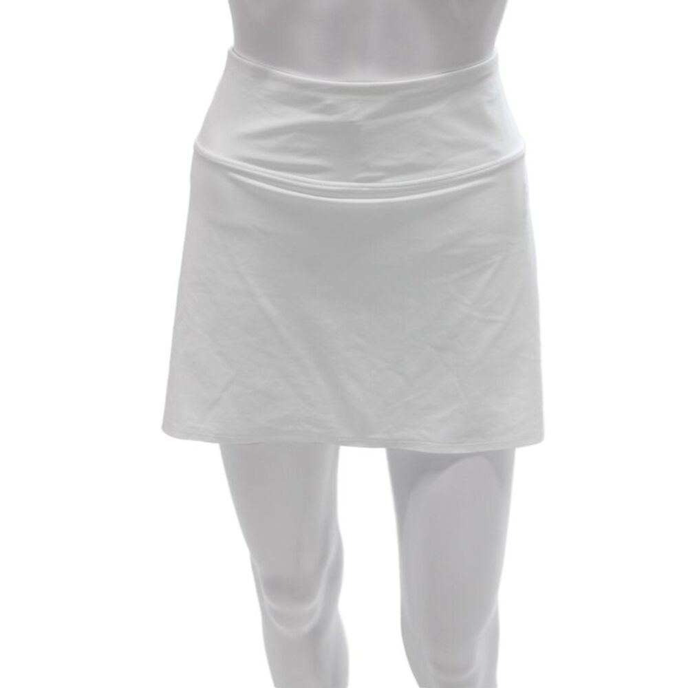 Greyson Womens White Skort 71% Nylon 29% Elastane Size M